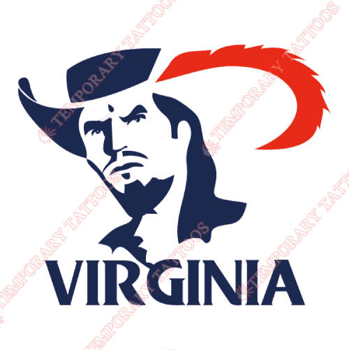 Virginia Cavaliers Customize Temporary Tattoos Stickers NO.6833